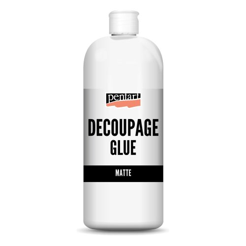 Lepidlo a lak na Decoupage PENTART 1000 ml MATNÝ