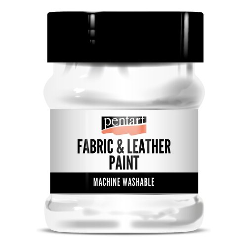 Barva na kůži a textil PENTART 230 ml BÍLÁ
