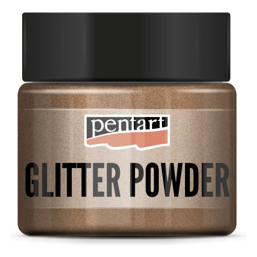 Glitrový prášek Junior PENTART 19 g MĚDĚNÁ