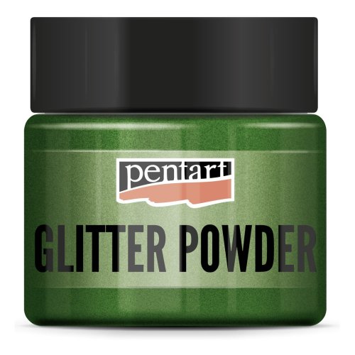 Glitrový prášek Junior PENTART 19 g ZELENÁ