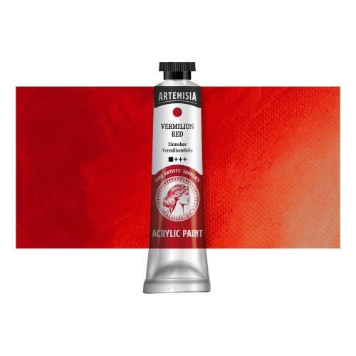 Akrylová barva ARTEMISIA 20 ml rumělka červená
