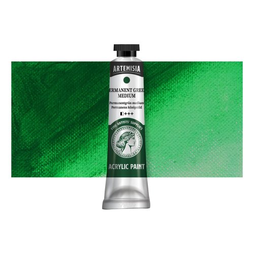 Akrylová barva ARTEMISIA 20 ml permanentní zelená střední