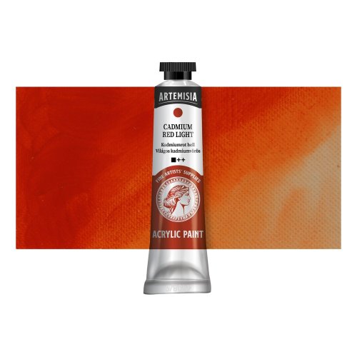 Akrylová barva ARTEMISIA 20 ml kadmium červená světlá