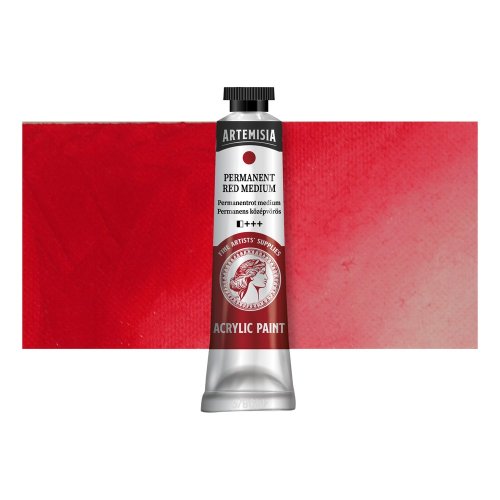 Akrylová barva ARTEMISIA 20 ml permanentní červená střední