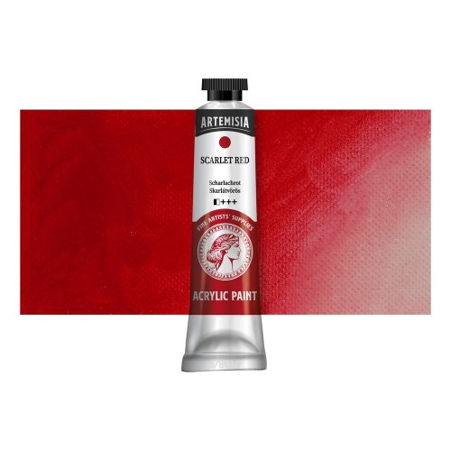 Akrylová barva ARTEMISIA 40 ml šarlatová červená