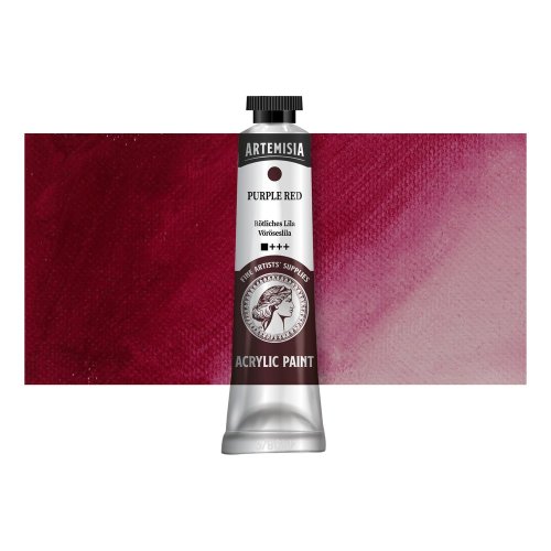 Akrylová barva ARTEMISIA 40 ml purpurová červená