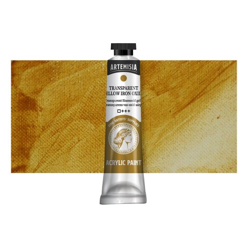 Akrylová barva ARTEMISIA 40 ml transparentní žlutý oxid železa