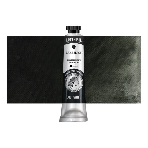 Olejová barva ARTEMISIA 40 ml lampová čerň