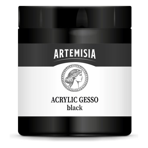 Akrylové gesso ARTEMISIA 250 ml černé
