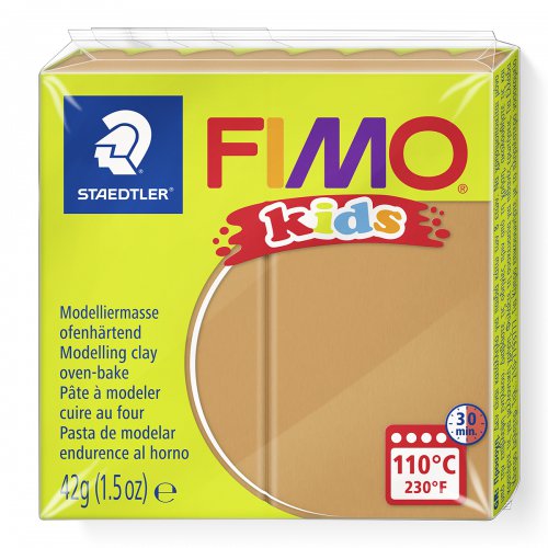 Fimo kids 42g - dětská modelovací hmota SVĚTLÁ HNĚDÁ