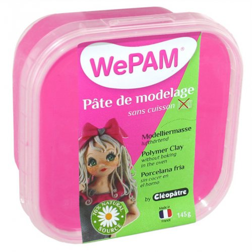 Samotvrdnoucí polymerová modelovací hmota WePAM145g RŮŽOVÁ