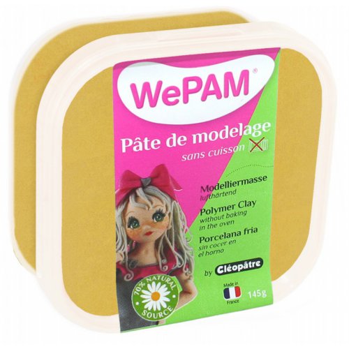Samotvrdnoucí polymerová modelovací hmota WePAM 145g ZLATÁ