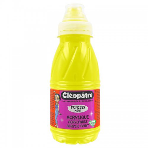 Akrylová barva CLEOPATRE 250 ml ŽLUTÁ