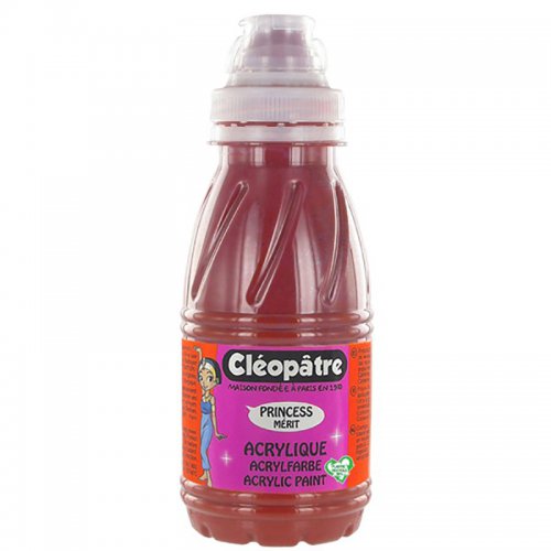 Akrylová barva CLEOPATRE 250 ml HNĚDÁ