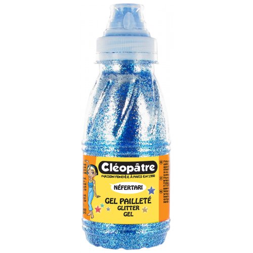 Třpytivý gel Cleopatre 250 ml Modrá