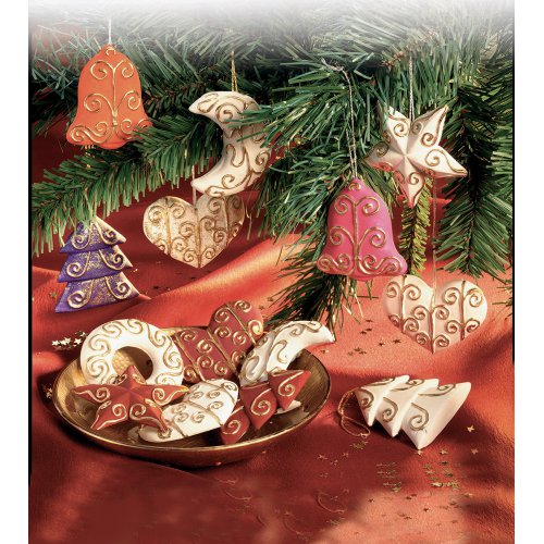 Fimo Silikonová forma - Vánoční dekorace Christmas decorations - 874235-image.jpg
