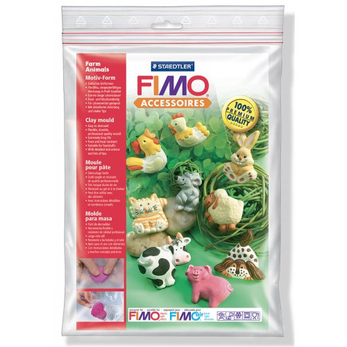 Fimo Silikonová forma - Zvířátka z farmy Farm animals