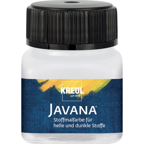 Barva na světlý a tmavý textil JAVANA 20 ml BÍLÁ