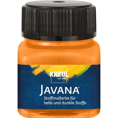 Barva na světlý a tmavý textil JAVANA 20 ml ORANŽOVÁ