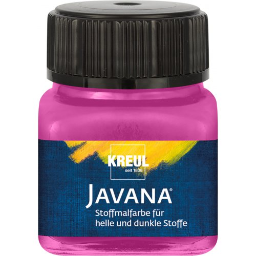 Barva na světlý a tmavý textil JAVANA 20 ml MAGENTA