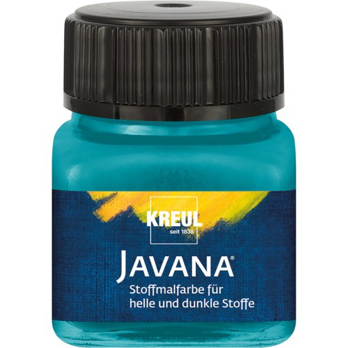 Barva na světlý a tmavý textil JAVANA 20 ml TYRKYSOVÁ