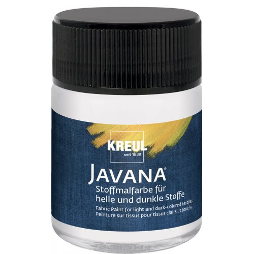 Barva na světlý a tmavý textil JAVANA 50 ml BÍLÁ