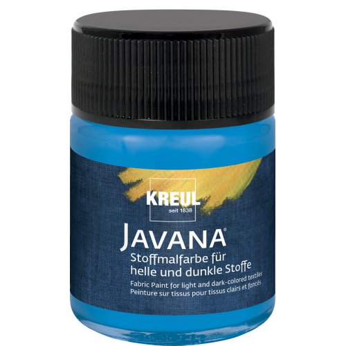 Barva na světlý a tmavý textil JAVANA 50 ml MODRÁ