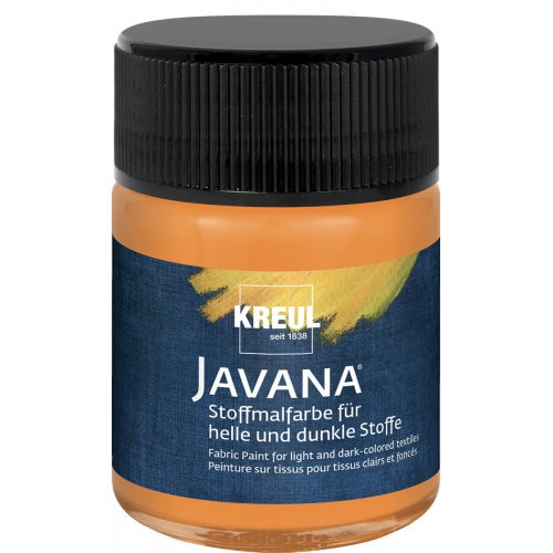 Barva na světlý a tmavý textil JAVANA 50 ml ORANŽOVÁ