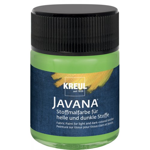 Barva na světlý a tmavý textil JAVANA 50 ml LISTOVÁ ZELENÁ