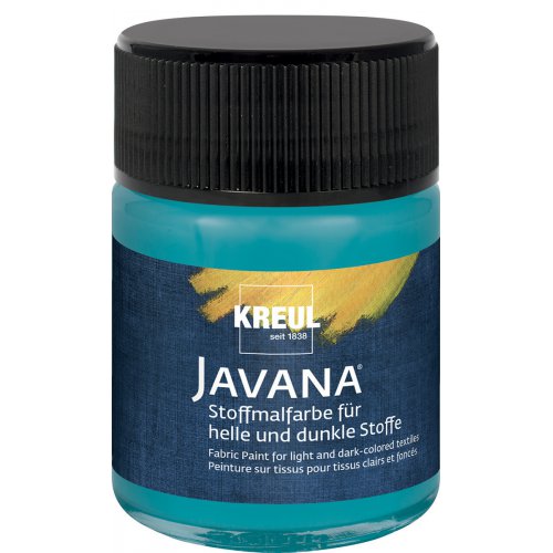 Barva na světlý a tmavý textil JAVANA 50 ml TYRKYSOVÁ