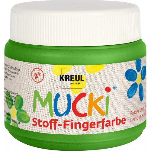 Prstová barva na textil MUCKI 150 ml ZELENÁ