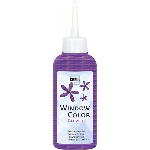 Barva na sklo WINDOW COLOR 80 ml glitter FIALOVÁ