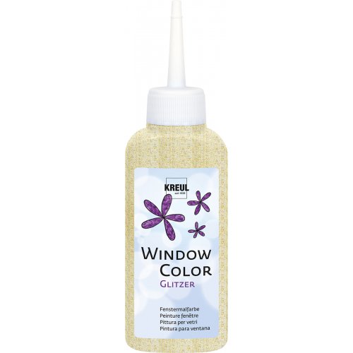 Barva na sklo WINDOW COLOR 80 ml glitter ZLATÁ