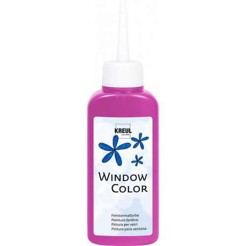 Barva na sklo WINDOW COLOR 80 ml TMAVÁ RŮŽOVÁ