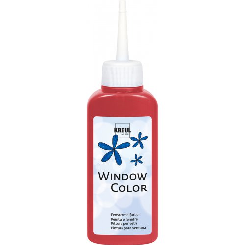 Barva na sklo WINDOW COLOR 80 ml TMAVÁ ČERVENÁ