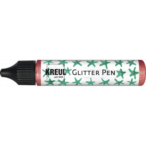 3D Glitter Pen KREUL 29 ml ČERVENÁ