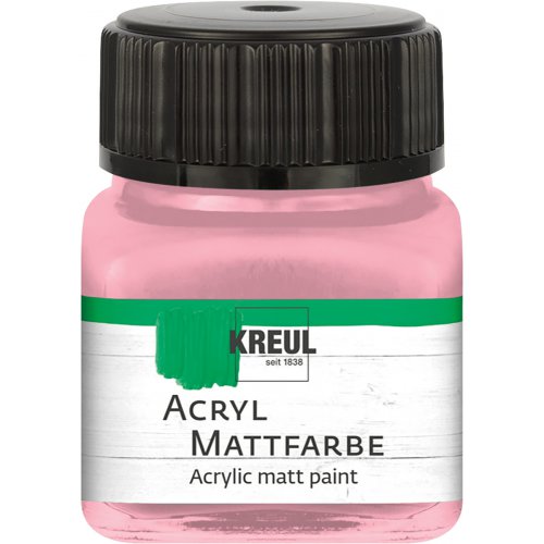 Akrylová barva matná KREUL 20 ml PASTEL RŮŽOVÁ