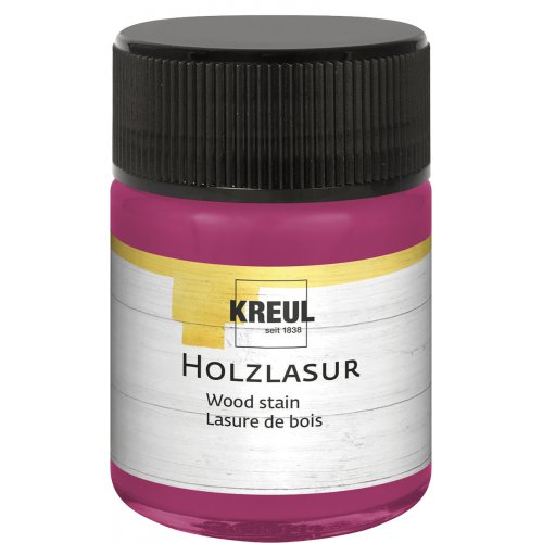 Lazurovací barva na dřevo KREUL 50 ml MAGENTA