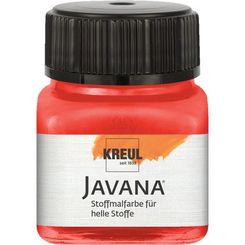 Barva na světlý textil JAVANA 20 ml ČERVENÁ