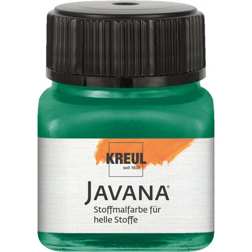 Barva na světlý textil JAVANA 20 ml TMAVÁ ZELENÁ