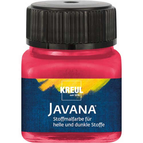 Barva na světlý a tmavý textil JAVANA 20 ml TŘEŠŇOVÁ