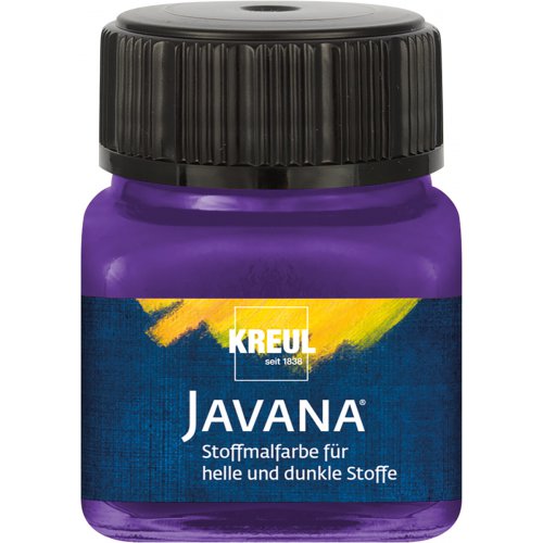 Barva na světlý a tmavý textil JAVANA 20 ml FIALOVÁ