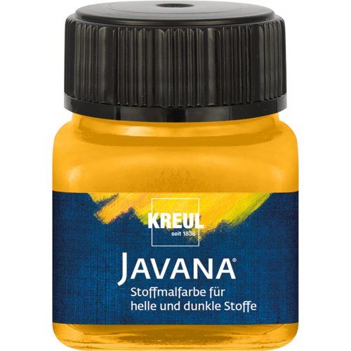 Barva na světlý a tmavý textil JAVANA 20 ml ZLATOŽLUTÁ