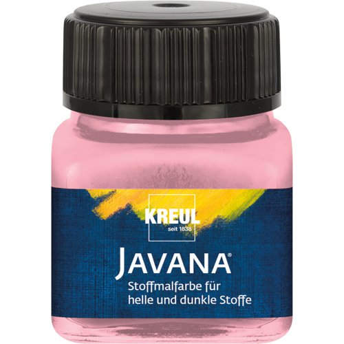 Barva na světlý a tmavý textil JAVANA 20 ml RŮŽOVÁ