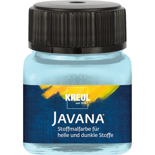 Barva na světlý a tmavý textil JAVANA 20 ml LEDOVÁ MODRÁ