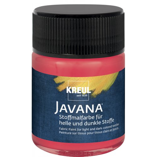 Barva na světlý a tmavý textil JAVANA 50 ml TŘEŠŇOVÁ