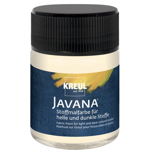 Barva na světlý a tmavý textil JAVANA 50 ml VANILKOVÁ