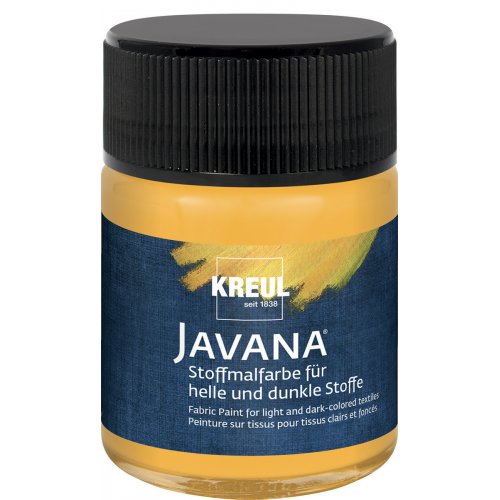 Barva na světlý a tmavý textil JAVANA 50 ml ZLATOŽLUTÁ