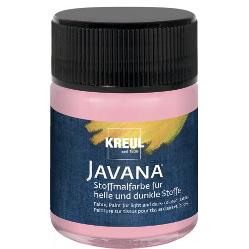 Barva na světlý a tmavý textil JAVANA 50 ml SVĚTLÁ RŮŽOVÁ