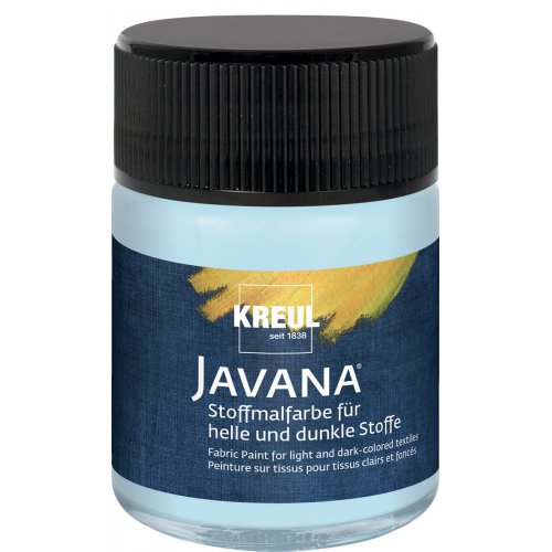 Barva na světlý a tmavý textil JAVANA 50 ml LEDOVÁ MODRÁ